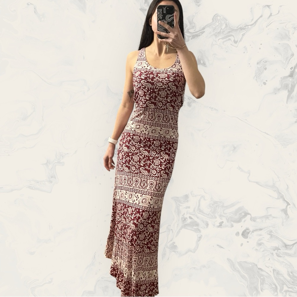 Patterned Maxi Dress
